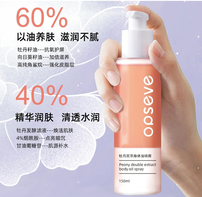 芯品速遞 | 牡丹雙萃身體油精華
