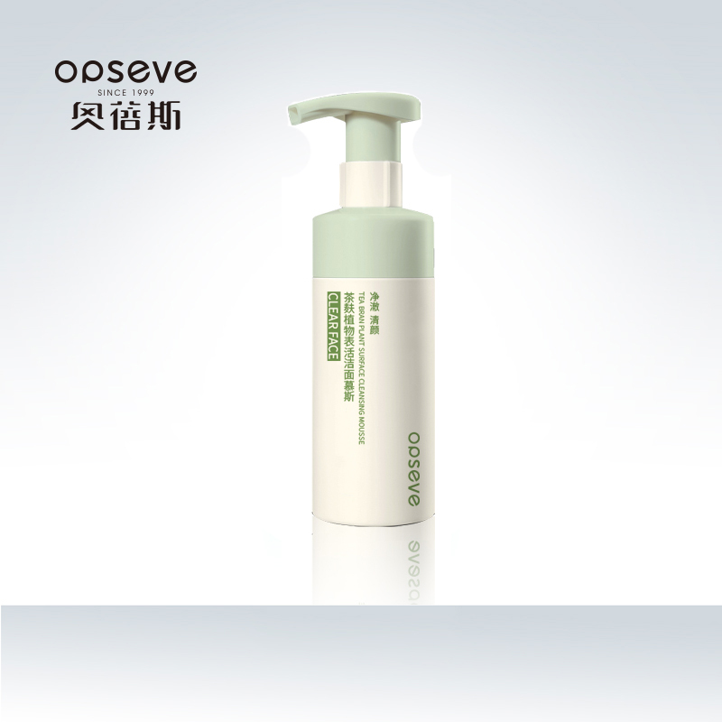 茶麩植物表活潔面慕斯OEM定制加工