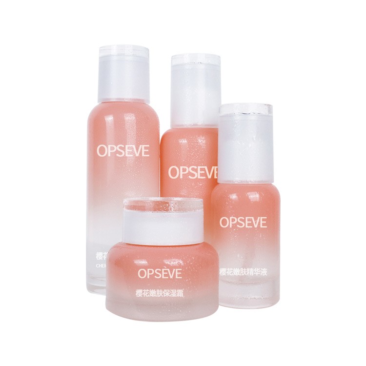 櫻花套盒OEM代加工（含爽膚水、保濕乳、精華液、保濕霜）