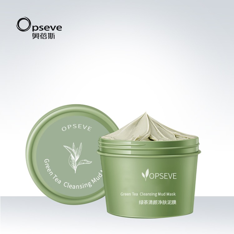 綠茶清顏凈膚泥膜OEM代加工