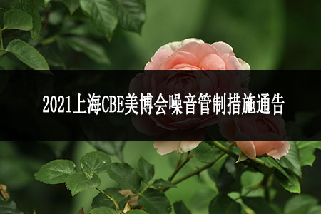 2021上海CBE美博會(huì)噪聲控制措施的通知 2021上海CBE美博會(huì)噪聲控制措施的通知