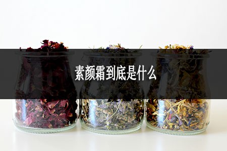 素顏霜到底是什么