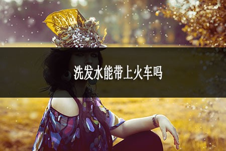 洗發(fā)水能帶上火車嗎